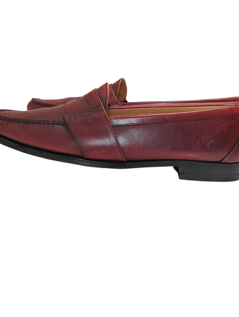 Cole Haan Men Loafers Brown New Heels Work Dressy Classic Slip On Size 9D